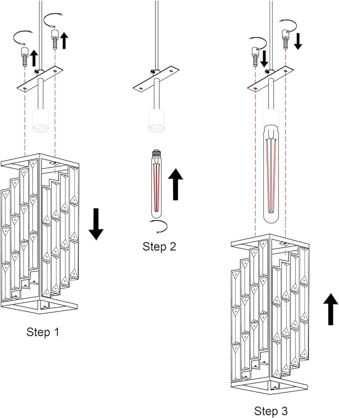 Gold Pendant Lighting Modern Pendant Light, Mini Crystal Chandeliers,Adjustable Pendant Light Fixture for Kitchen Island Dinning Room Bedroom (3 Light)