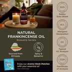 Gya Labs Frankincense Essential Oil - Huge 4 Fl Oz - 100% Pure Natural Frankincense Oil for Skin, Face, Body, Massages - Premium Grade for Wellness, Comfort & Candle Making Scent