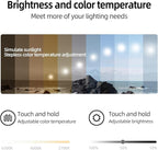 32" x 20" Arched LED Bathroom Mirror, Brushed Black Framed, Backlit Vanity Mirror with Lights, Wall Mounted Lighted Mirror, Dimmable 3-Color Shatter-Proof Arch Smart Mirror, UL-Listed, CRI≥93