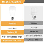 Plus Black Bedside Table Lamps Set of 2 - Bedroom Lamps with 3 Colors (3000K/5000K/4000K), Square Nightstand Lamp with USB C + A Charging Ports and 2 AC Outlets, Pull Chain Night Light for End Table