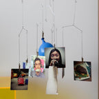 Kikkerland Hanging Photo Display – Picture Collage for Bedroom Decor & Wall Art – Customizable Gift