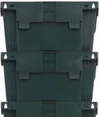 Self-Watering Wall-Mounted Planter, Vertical Garden Planter Set with 18 Pots, Stackable Plant Grow Pots with Electronic Timer for Growing Veggies, Fruits, Herbs, Flowers.