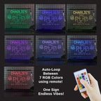 Personalized Beer O'Clock Neon Sign, Custom Wall Sign for Home Bar, Man Cave, Pub, Game Room, LED Beer Light Decor (Beer O'clock)