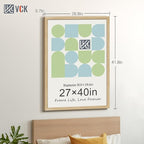 VCK 27x40 Oak Poster Frame 3 Pack, Natural Solid Wood Picture Frames, Wall Gallery Frame