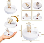 Battery Operated Spotlights, Cordless Picture Light, Dimmable Accent Lighting, Wireless LED Puck Lights, Stick on Lights with Remote for Plant Photo Painting Art Dartboard Portrait