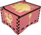 Youtang Music Box Engraved Wooden Gifts Mini Musical Box Play Dreaming for Birthday/Anniversary/Valentine's Day/Christmas (Wind up, Pink)