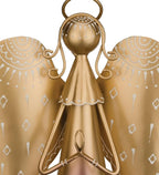 Regal Art & Gift Angel Statue - Metal Indoor/Outdoor Garden Statue Deals, Elegant Garden Decor, Beautiful Gifts for Women, Exquisite Angel Statues for Garden, 16-Inch, Gold
