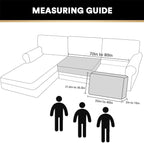 PrinceDeco Velvet Couch Cushion Cover Soft Stretch Cushion Slipcover for Chair Loveseat Sofa Cushion Furniture Protector Seat Cushion Sofa Cover (2 Piece Large Sofa Cushion Covers, Brown)