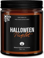 1OAK Halloween Candles Scented - 7oz, Baked Apple Cinnamon - Spooky Candles - Gothic Décor Decorations - Halloween Gifts for Women, Men - Horror Candle
