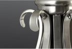 Torino Collection 3-Light Etched Glass Transitional Inverted Pendant Light Brushed Nickel