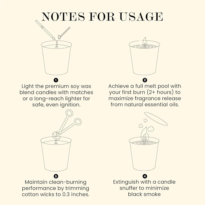 M&SENSE Natural Soy Candle| Oud Wood | 16.6 oz, 95H Burn | Minimalist Scented Candle for Relaxation, Gifting, Home Décor | for Bedroom, Office, Party Large