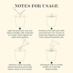 M&SENSE Natural Soy Candle| Bamboo Stream | 8.82 oz, 50H Burn | Minimalist Scented Candle for Relaxation, Gifting, Home Décor | for Bedroom, Office, Party Medium