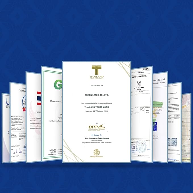 Talatex Talalay 100% Natural Premium Latex Pillow, Helps Relieve Pressure, No Memory Foam Chemicals, Perfect Package Best Gift with Removable Tencel Cover (Soft, King(32.5"×15.7"×5.9"))