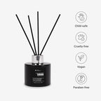 Cabana Reed Diffuser Set, Luxury Hotel Inspired Home Diffuser with Hints of Marine, Bergamot, and Jasmine, Lasting 4 Month Longevity, 100mL