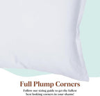 Pillowflex Synthetic Down Pillow Insert - 20x30 Down Alternative Pillow, Ultra Soft Queen Bed Sleeping Pillow, Large Rectangle Sham - 1 Decorative Pillow Form