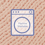 Bigacogo Chunky Knit Throw Blanket for Couch, 40x80 inches, 100% Hand Knitted with Thick Jumbo Chenille Yarn, Cozy Soft Large Rope Knot Cable Crochet Blankets for Sofa Bed Living Room, Peach Fuzz