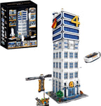 Skyscrapers Modular Building Blocks,Four Heroes Building Architecture Set -Collectible Display Toy with Adults, Sci-Fi MOC Construction Toy (6135pcs)