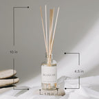 Sweet Water Decor Pumpkin Spice Reed Diffuser Set - Pumpkin, Cloves, Cinnamon, and Vanilla Fall Scented Diffusers - Scent Diffusers for Home, Long Lasting Fragrance, Made in The USA