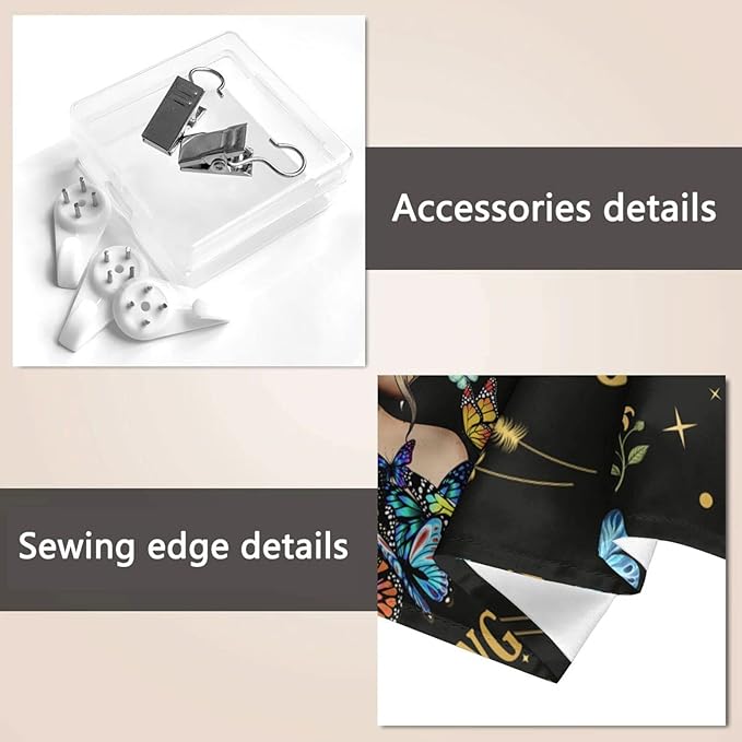 Bapcoku She Remembered Who She Was And The Game Changed Positive Quotes Tapestry Inspirational Gift Wall Decor for Bedroom,Uplifting Encouragement Gifts Butterfly Gifts for Women Teens Girls 60x50in