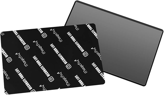 Magicfly Pack of 15 Magnetic Picture Frame with Clear Pocket, 4 x 6 Inches Refrigerator Photo Holder for Fridge Office Cabinet Locker, Black