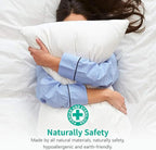 APSMILE Organic 20x20 Feather Down Throw Pillow Inserts Set of 2, 100% Cotton Fabric, Soft Fluffy Square Decorative Pillow Form Core for Sofa, Bed, Couch, Cushion Sham Stuffer