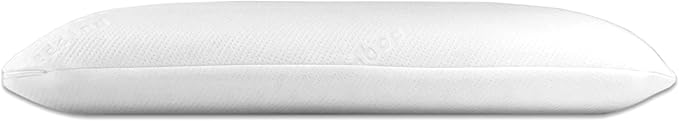 Bluewave Bedding Slim Gel Memory Foam Pillow for Stomach, Back and Side Sleepers - Therapeutic Design for Spinal Alignment, Better Breathing and Enhanced Sleeping (4-Inches Height, Standard)