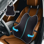 Lumbar Pillow for Car Lumbar Support for Office Chair, Memory Foam Back Cushion with 3D Mesh Cover, Car Seat Back Pillows for Back Pain Relief, Back Support Pillow for Car Truck Computer Desk