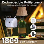 WILIT Wireless Lamp Shades for Liquor Bottle Lights, 3 Level Brightness Cordless Table Lamp, Table Top Decor for Living Room, Wine Lamp Touch Lamps for Nightstand, Housewarming Gifts New Home
