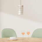 Linea di Liara Macchione Brushed Steel Pendant Light Fixtures Modern Pendant Lighting for Kitchen Island, Dining Room and Over Sink Lighting Hanging Fixture Industrial Mini Pendant Light, UL Listed