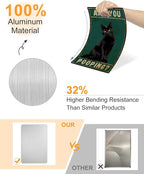 ALKB Funny Black Cat Sign Are You Pooping Metal Signs Black Cat Gift Vintage Bathroom Wall Decor 8 x 12 Inch