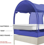 LEEDOR Bed Tent Dream Tents Bed Canopy Shelter Cabin Indoor Privacy Warm Breathable Pop Up Twin/Full/Queen for Kids and Adult Patent Pending(Mattress Not Included)