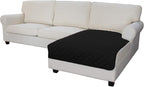 Easy-Going Sectional Couch Covers for Dogs L Shape Sofa Cover Reversible Sofa Slipcover Chaise Lounge Cover Furniture Protector Cover for Pets Dog Cat (42 x 52 inches, Black/Black)