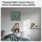 Homeforia 20x20 Picture Frame Rose Gold, High End Metal 20 x 20 Square Poster Frame with Mat 16 x 16 Photo, 20x20 Frame Matted to 16x16 Print, 20by20 Hanging Frames, Tempered Glass, Wall Kit, Set of 1