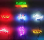 Neon Signs Compatible for bud beer light,Alligator Gator Neon Signs Beer Bar Club Bedroom for Office Hotel Pub Cafe Birthday Party Man Cave Neon Light Art Wall Lights 18 X 15 Inches