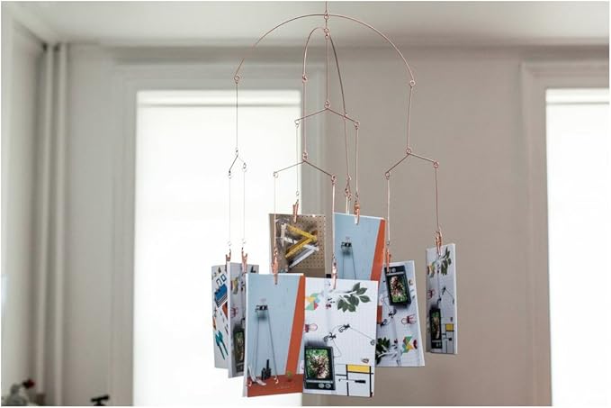 Kikkerland Mobile Photo Clip Fan, Copper