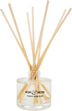 Ash & Iron Fresh Horizon Luxury Reed Diffuser, Crisp Alpine Air & Cactus Blossom Fragrance, 125mL, 3-Month Duration, Nature's Freshness Meets Floral Warmth