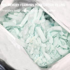 Reading Pillow 31”Wx21”H XL Back Pillow for Bed Sitting Up, Bed Pillow with Shredded Memory Foam Back Pillow for Bed Sitting up Back Support Pillow with Leg Pillow and Pocket for Reading