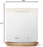 Skandinavisk SNÖ 'Snow' Scented Candle with 2 Wicks. Fragrance Notes: Frozen Forests and Frosted Berries, The Sharp Breath of Subzero Skies. 14.1 oz.