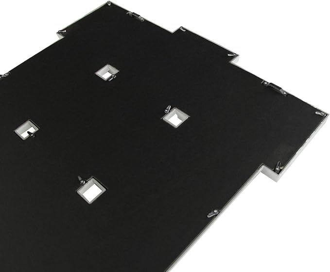 Jerry & Maggie 4X6 Collage Picture Frames for Wall Decor, 18 Opening Collage Wall Hanging for 6x4 Photo, Multi Picture Frame Set with One-piece Design White