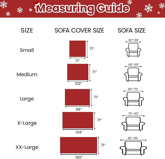 Chenille Armchair Sofa Slipcover Washable Furniture Protector Recliner Couch Cover 1-Piece Cushion Stain Resistant Chair Cover Soft Breathable Couch Cover Blanket, Red Plaid 71"x 102"