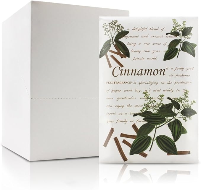 Scented Sachet for Drawer and Closet Sachets, Lot of 12 (Cinnamon)