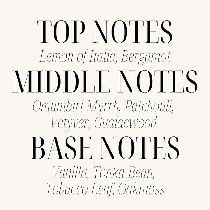 Whiskey & Leather Scented Candle - Myrrh – Additional Scents and Sizes – 100% Cotton Lead-Free Wick - Luxury Air Freshening Jar Candles - Perfect Home Decor – 11.5oz