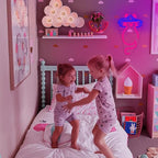 WLHOPE Mushroom Cat Neon Sign for Wall Decor Dimmable Cute LED Lights Light Up Signs for Bedroom Living Room Bar Party Christmas Birthday Art Gift