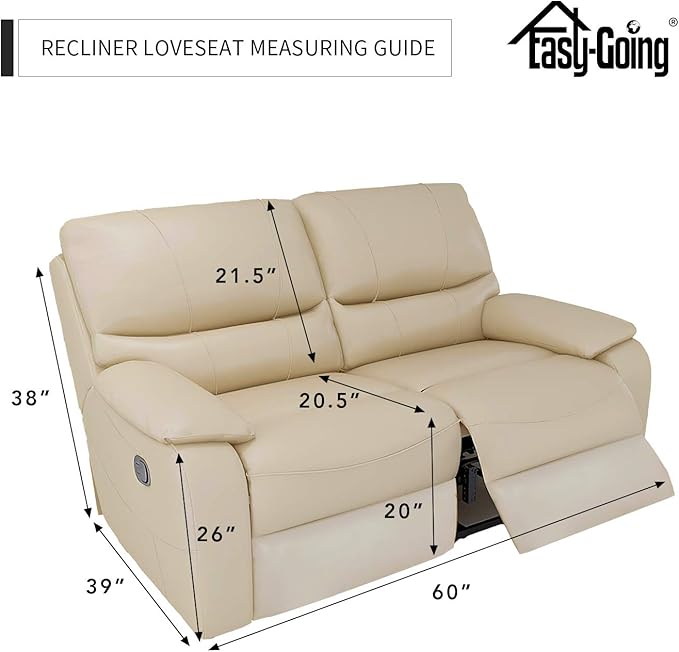 Easy-Going 6 Pieces Recliner Loveseat Stretch Sofa Slipcover Sofa Cover Furniture Protector Couch Soft with Elastic Bottom Kids, Spandex Jacquard Fabric Small Checks Olive Green