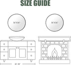 BEAUTYPEAK Circle Mirror Black 36 Inch Wall Mounted Round Mirror with Brushed Metal Frame for Bathroom, Vanity, Living Room, Bedroom, Entryway Wall Decor (Black, 36 Inches)