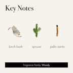 LAFCO New York Holiday Signature Candle, Woodland Spruce - 15.5 oz - 90-Hour Burn Time - Reusable, Hand Blown Glass Vessel - Made in The USA