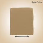 Easy-Going Recliner Stretch Sofa Slipcover Sofa Cover 4-Pieces Furniture Protector Couch Soft with Elastic Bottom Polyester Spandex Jacquard Fabric Small Checks(Recliner, Golden)