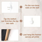 Aurlan Jesus Teaching Children Jesus on Path Framed Empty Tomb Bible Stories Wall Art(16"x24"), 3PCS Boho Christian Easter Scripture Gifts Canvas Artwork, Large Spiritual Religious Faith Decor Prints for Office Home