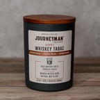 Journeyman Collection Candle, 15oz, Wooden Wick, Whiskey Tabac, Large Painted Jar