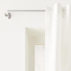 Amazon Basics Adjustable Room Darkening Blackout Curtain Rod, 48" to 88", Nickel